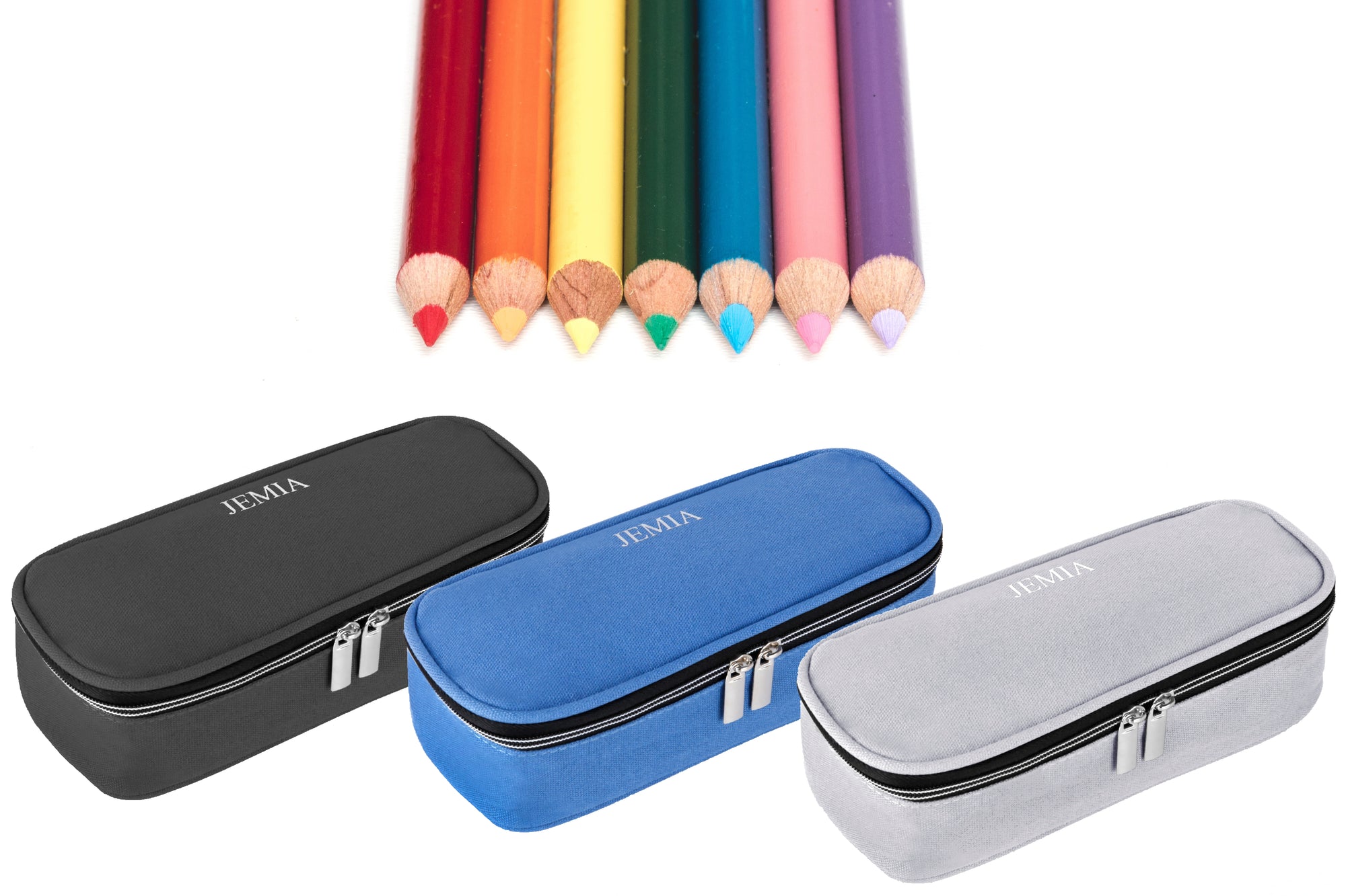 Three New Color Variation for Plain Pencil Case with Open Flip Style