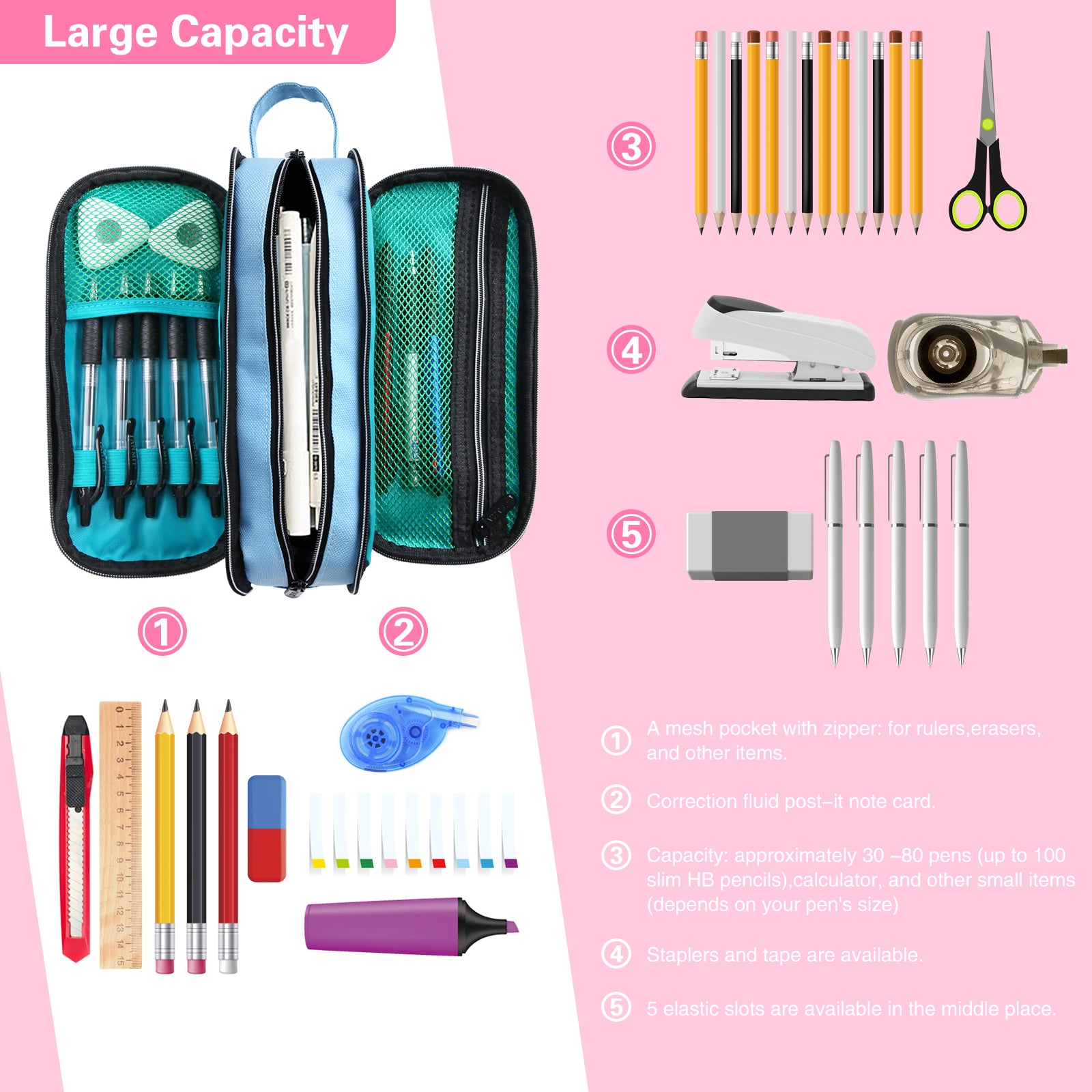 Pencil Case pinky / Pencil Case Pencil Case Pen 